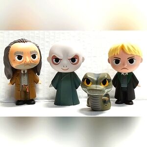 Funko Harry Potter Mystery Minis Series Argus, Voldamort, Nagini w/ Draco LOT